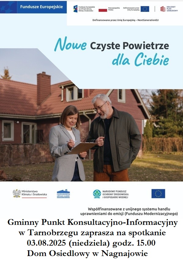 Program Czyste Powietrze - spotkanie informacyjne